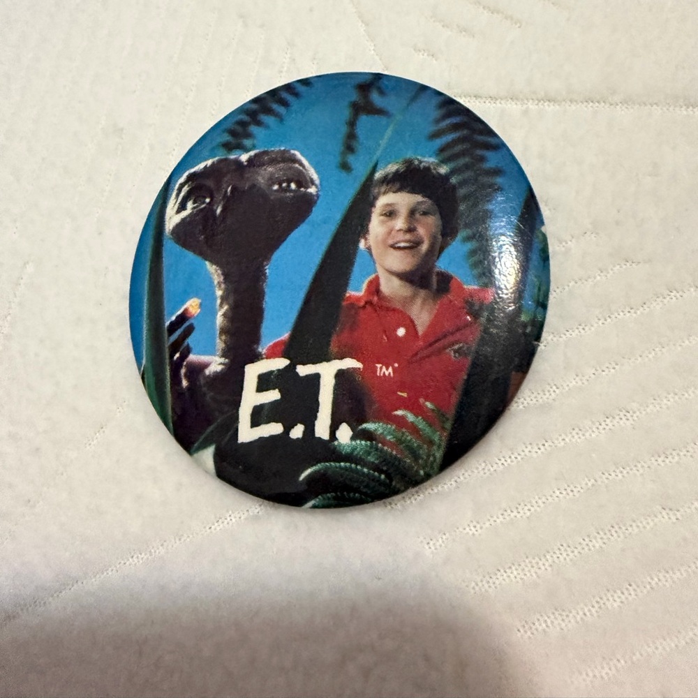 E.T. Button 80’s Extra terrestrial
